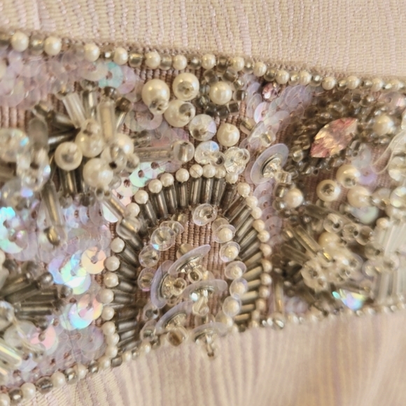 DOLCE & GABBANA matching set in baby pink with EXQUISITE handmade beadwork - Picture 9 of 14